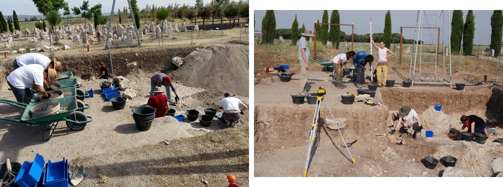 Alumnos, arqueólogos y voluntarios bajo el sol castellano