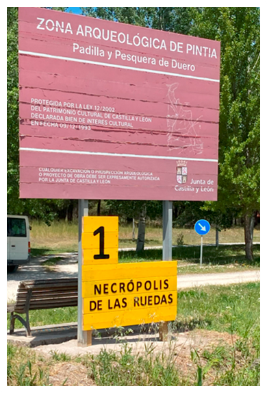 Punto 1 del recorrido: la necrópolis de las Ruedas