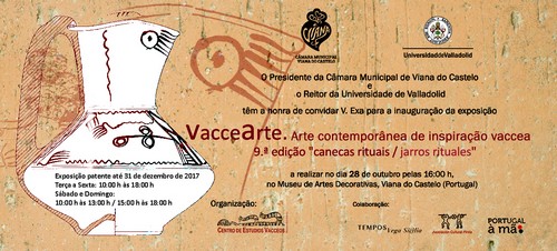 Invitación al acto de inauguración en la sede de Viana do Castelo