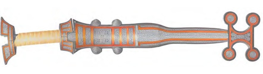 Monte Bernorio dagger found in tomb 28 of the necropolis of Las Ruedas